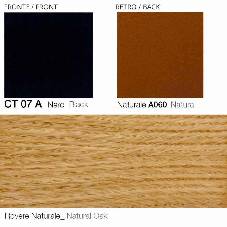 Draaibare lederen fauteuil met houten onderstel Made in Italy - Butterfly Viadurini