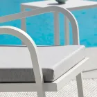 Stapelbare tuinfauteuil van staal Made in Italy 2 stuks - Aberdeen Viadurini