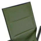 Fauteuil in aluminium en textilene met insert in de armleuningen in HPL - Righello Viadurini