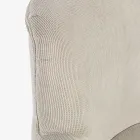 Dennenhouten fauteuil en zitting met fluweeleffect Coste 4 afwerkingen - Molly Viadurini