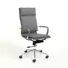 Fauteuil van synthetisch leer in 3 verschillende afwerkingen - Neon Viadurini