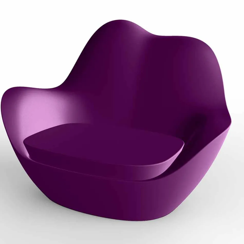 Polyethyleen fauteuil voor buiten Sabinas by Vondom, modern design Viadurini
