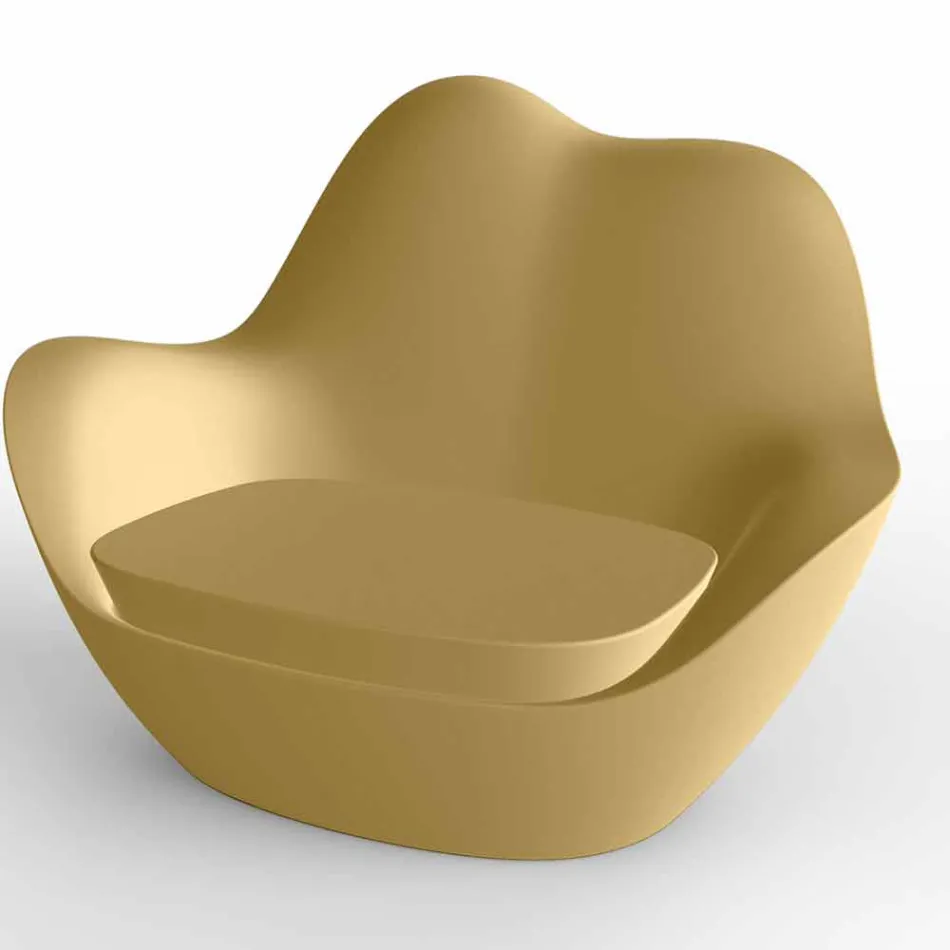 Polyethyleen fauteuil voor buiten Sabinas by Vondom, modern design Viadurini