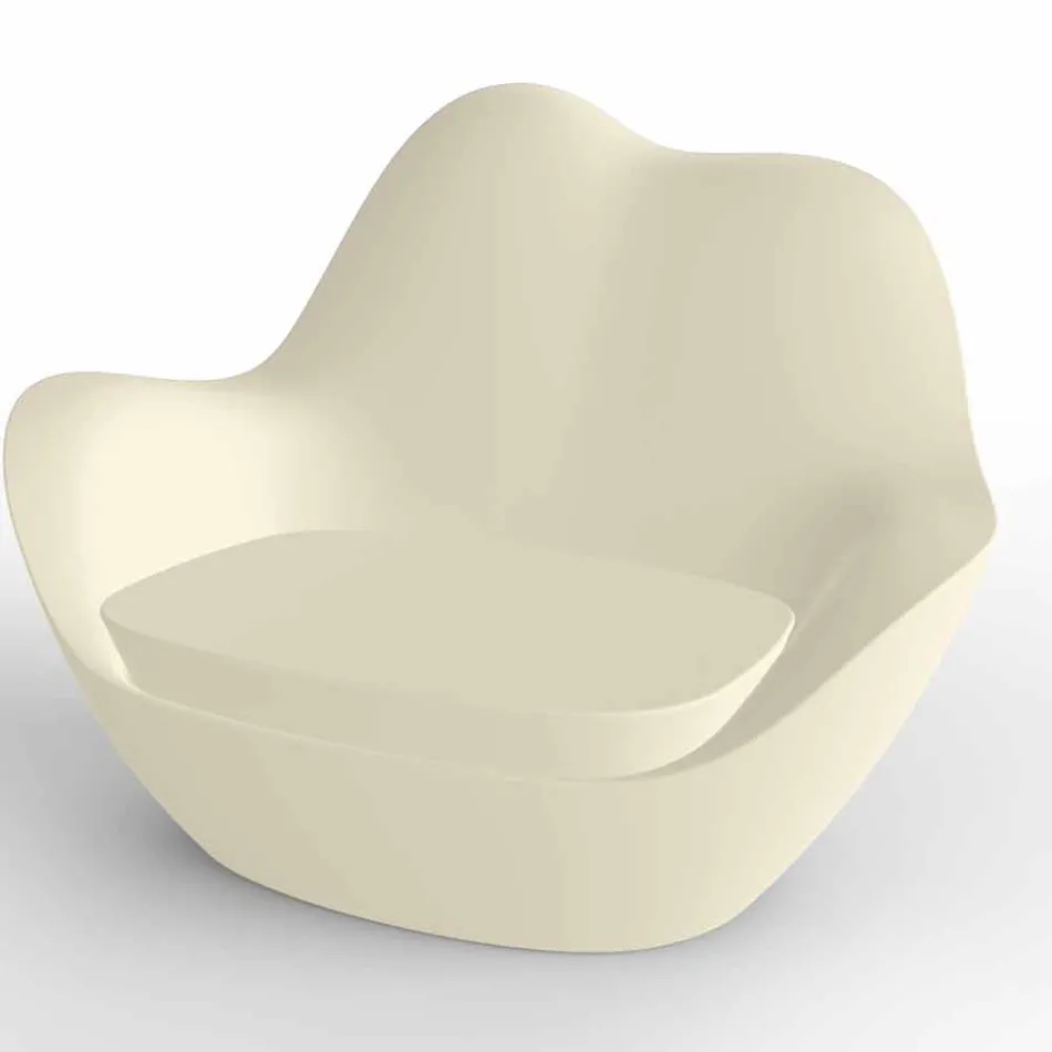 Polyethyleen fauteuil voor buiten Sabinas by Vondom, modern design Viadurini