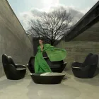 Polyethyleen fauteuil voor buiten Sabinas by Vondom, modern design Viadurini