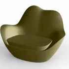 Polyethyleen fauteuil voor buiten Sabinas by Vondom, modern design Viadurini