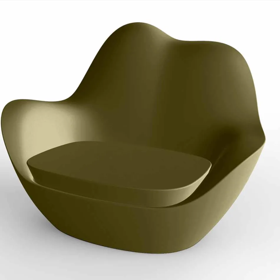 Polyethyleen fauteuil voor buiten Sabinas by Vondom, modern design Viadurini