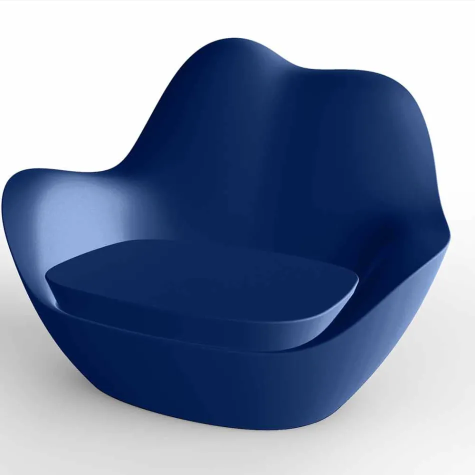 Polyethyleen fauteuil voor buiten Sabinas by Vondom, modern design Viadurini