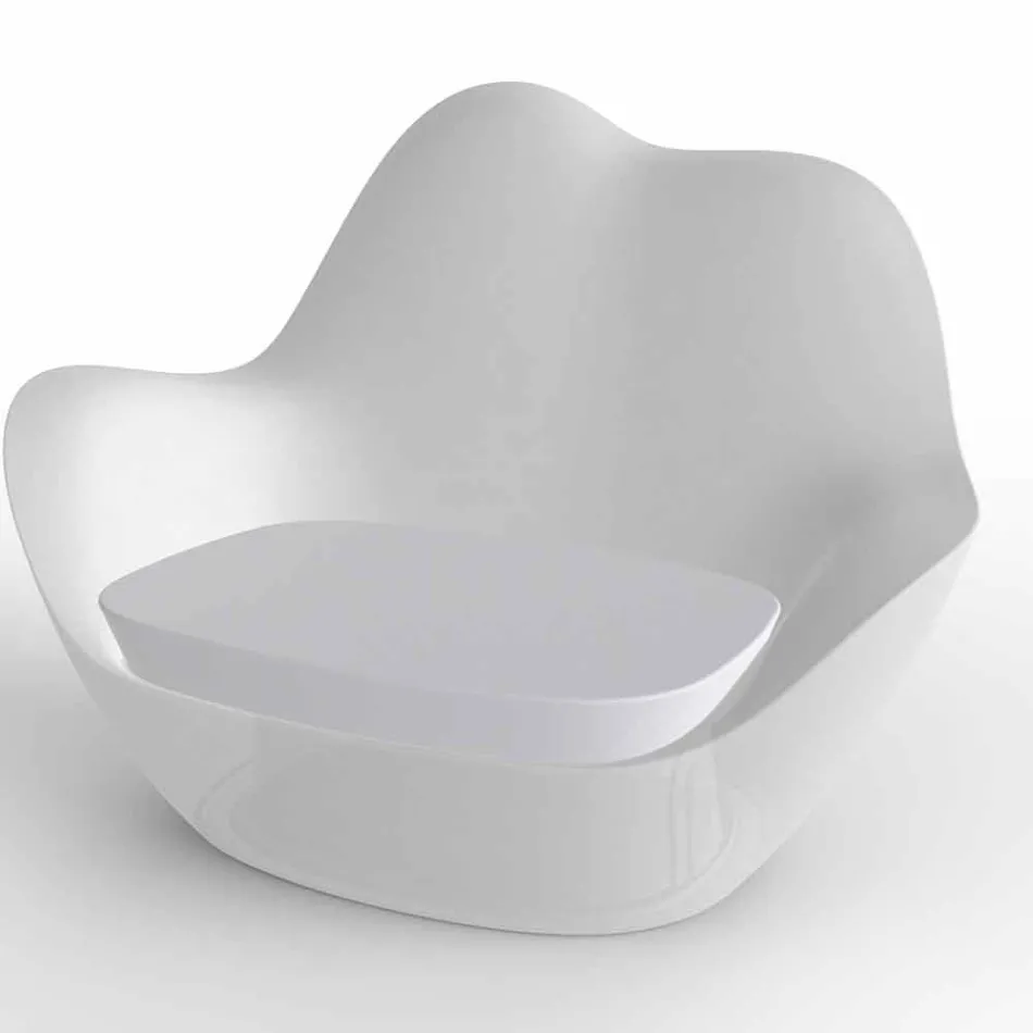 Polyethyleen fauteuil voor buiten Sabinas by Vondom, modern design Viadurini