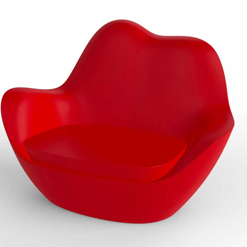 Polyethyleen fauteuil voor buiten Sabinas by Vondom, modern design Viadurini