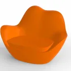 Polyethyleen fauteuil voor buiten Sabinas by Vondom, modern design Viadurini