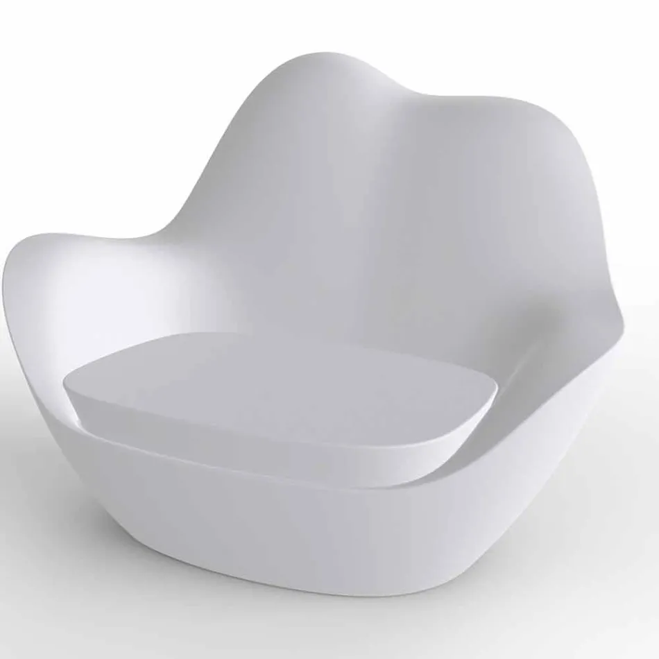 Polyethyleen fauteuil voor buiten Sabinas by Vondom, modern design Viadurini