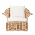 Homemotion - Fermin Luxury Design rotan fauteuil voor binnen en buiten Viadurini