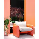 Lounge stoel met waterdichte kussens, voor buiten - Mara Slide Viadurini