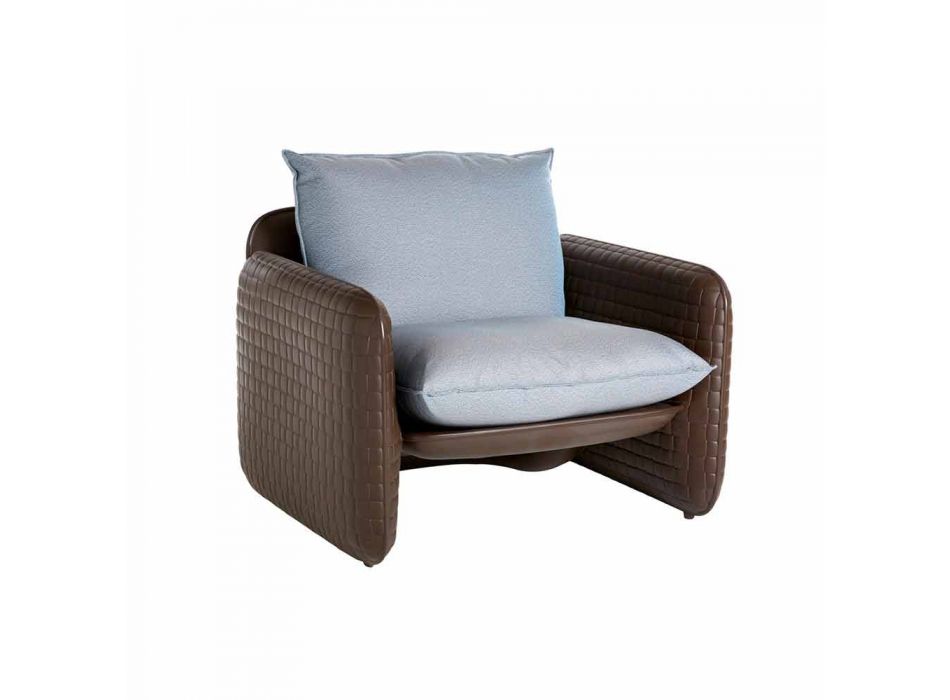 Lounge stoel met waterdichte kussens, voor buiten - Mara Slide Viadurini