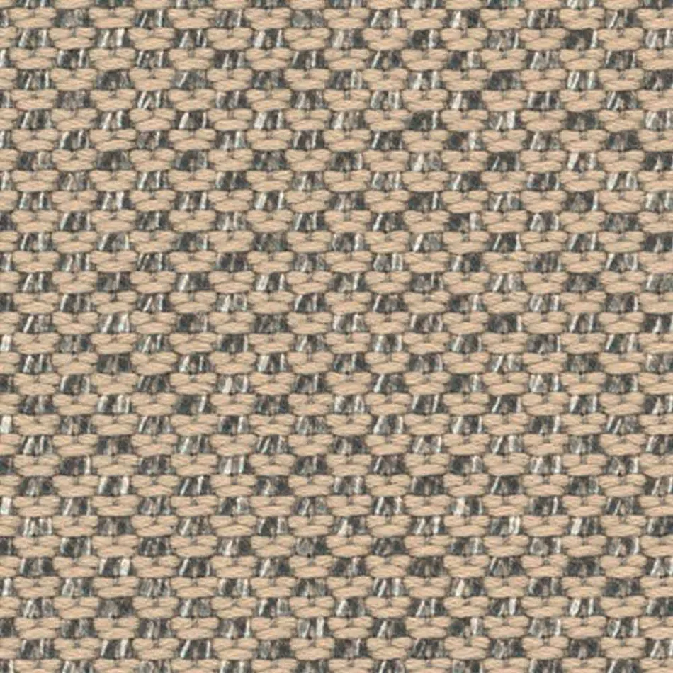 Beklede lounge fauteuil voor buiten, in synthetische vezels - Maat van Varaschin Viadurini