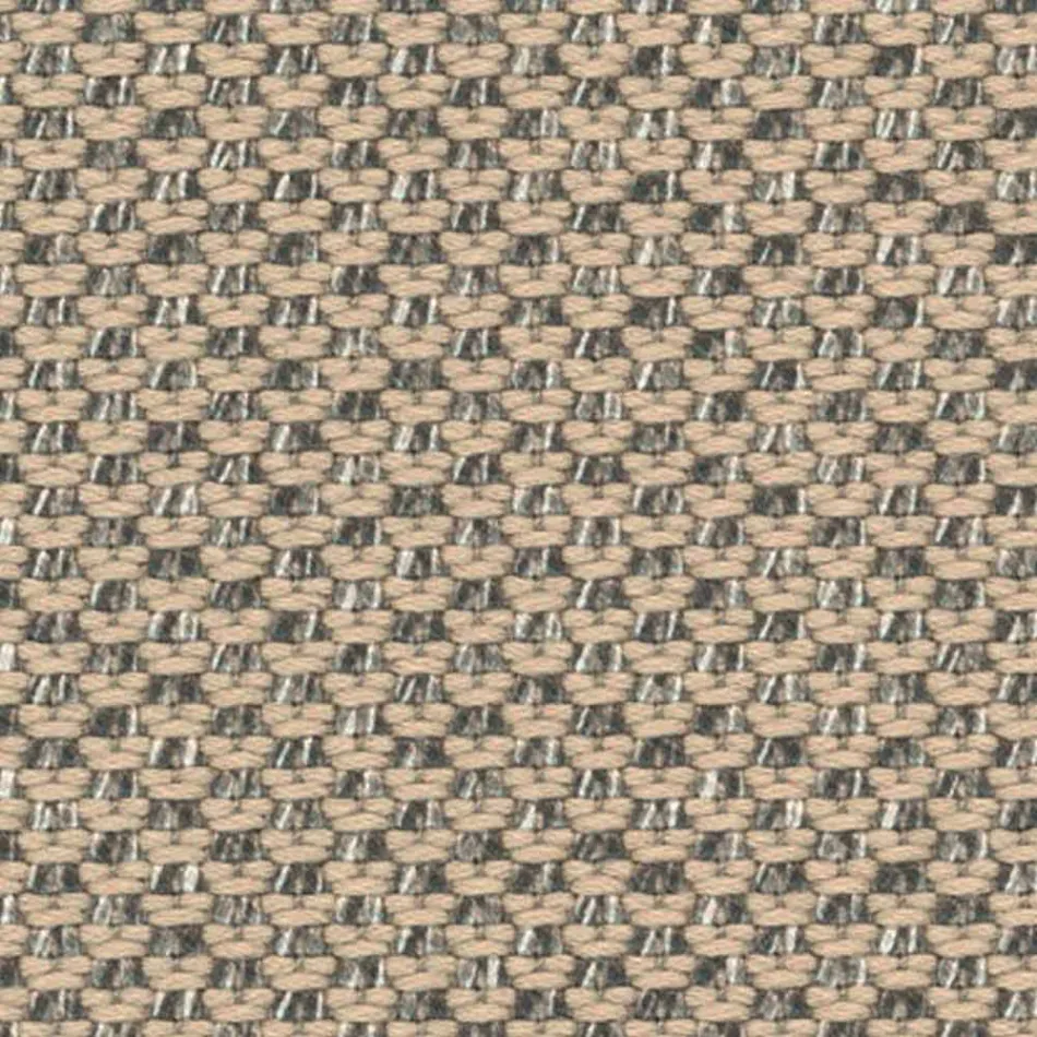 Beklede lounge fauteuil voor buiten, in synthetische vezels - Maat van Varaschin Viadurini