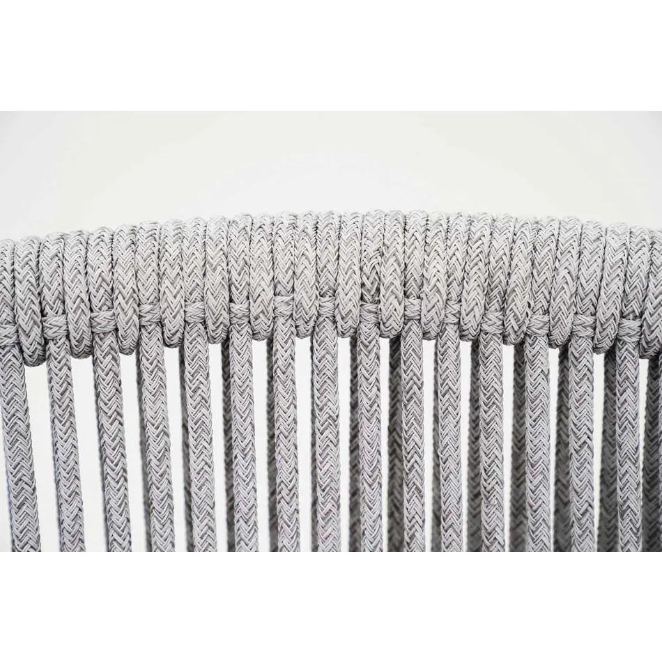 Garden Lounge fauteuil gestoffeerde stof en aluminium - Smart van Varaschin Viadurini