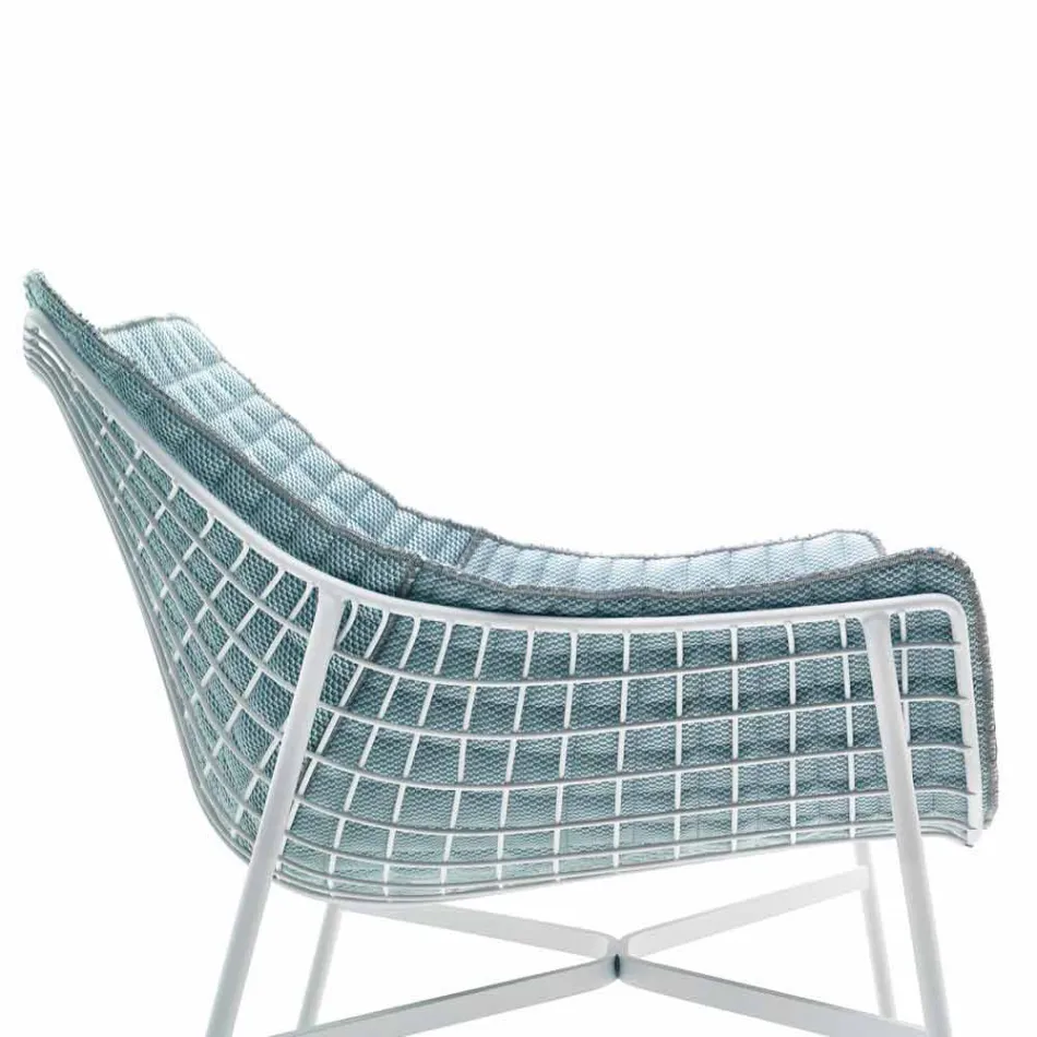 Varaschin Summer Modern Garden Lounge Chair in staal Viadurini