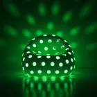 Lichtgevende buitenfauteuil in wit polyethyleen Made in Italy - Asso Viadurini