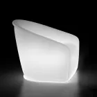 Lichtgevende buitenfauteuil in polyethyleen met LED Made in Italy - juli Viadurini