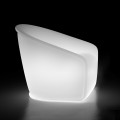 Lichtgevende buitenfauteuil in polyethyleen met LED Made in Italy - juli