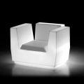 Lichtgevende buitenfauteuil in polyethyleen Made in Italy - Chiabotto