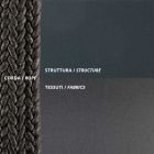 Buitenfauteuil van staal en touw met kussens Made in Italy - Helga Viadurini