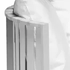 Buitenfauteuil in aluminium en luxe designtouwen 3 afwerkingen - Julie Viadurini