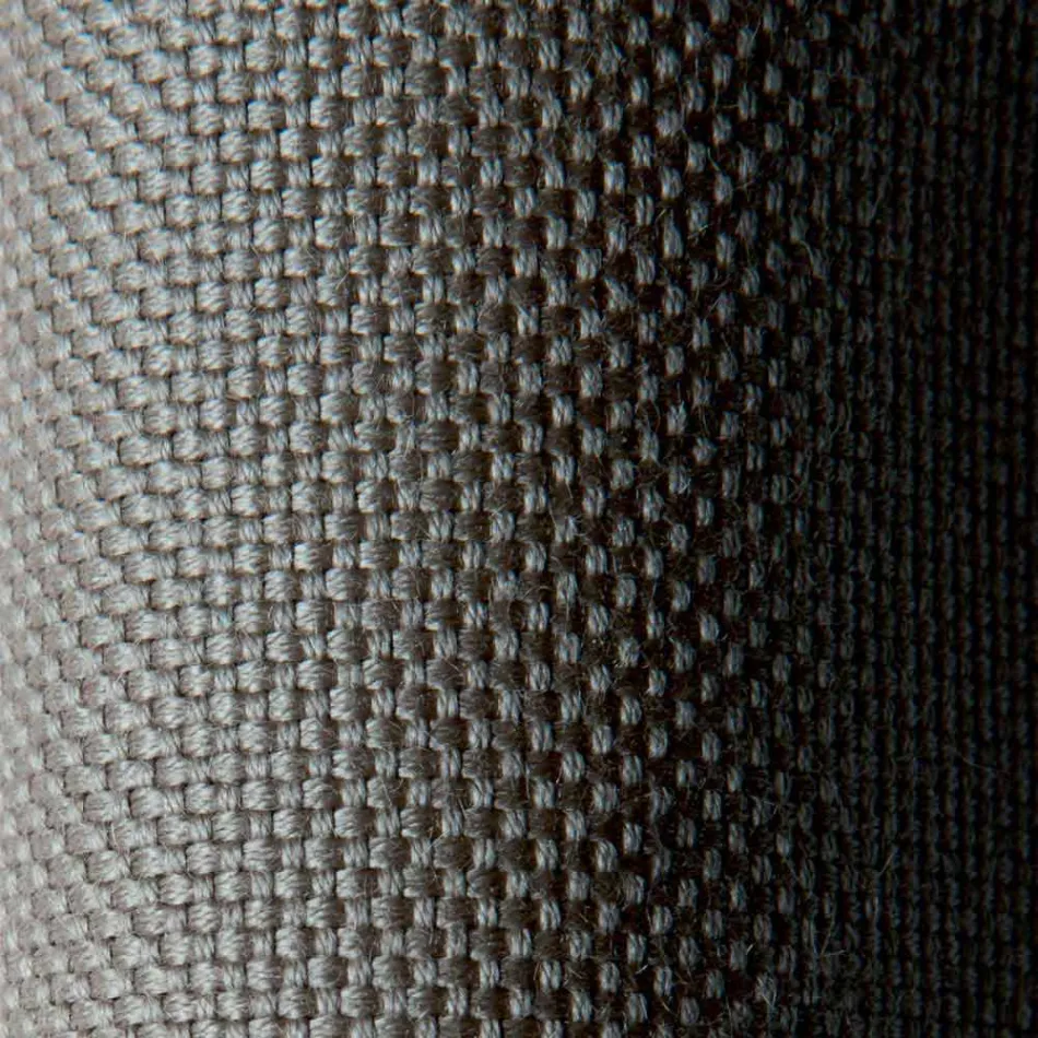 Buitenfauteuil met armleuningen van stof en metaal Made in Italy - Cola Viadurini