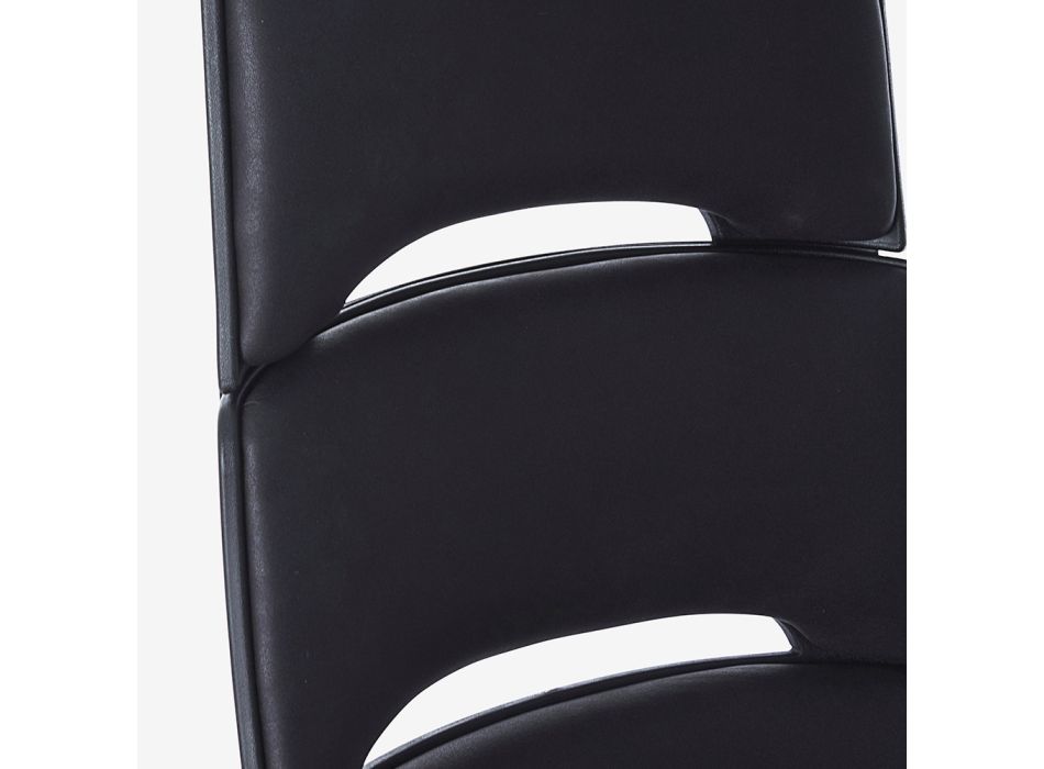 Draaibare bureaufauteuil met nylon en polyester wielen - Flinsto Viadurini