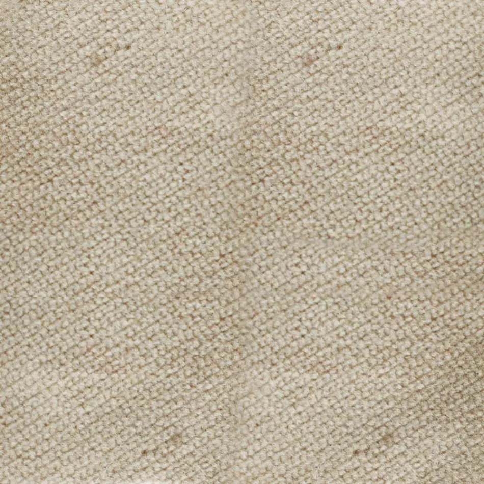 Fijne fauteuil van stof of fluweel met beukenhouten onderstel Made in Italy - Molde Viadurini