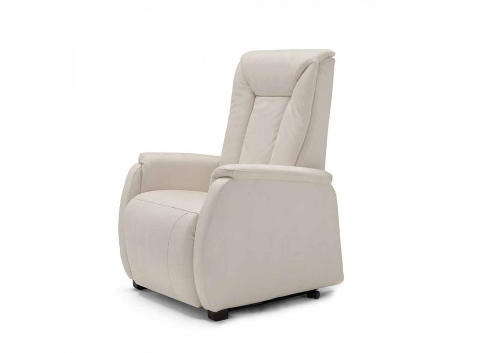 Rose design relax fauteuil met 2 motoren, gemaakt in Italië Viadurini