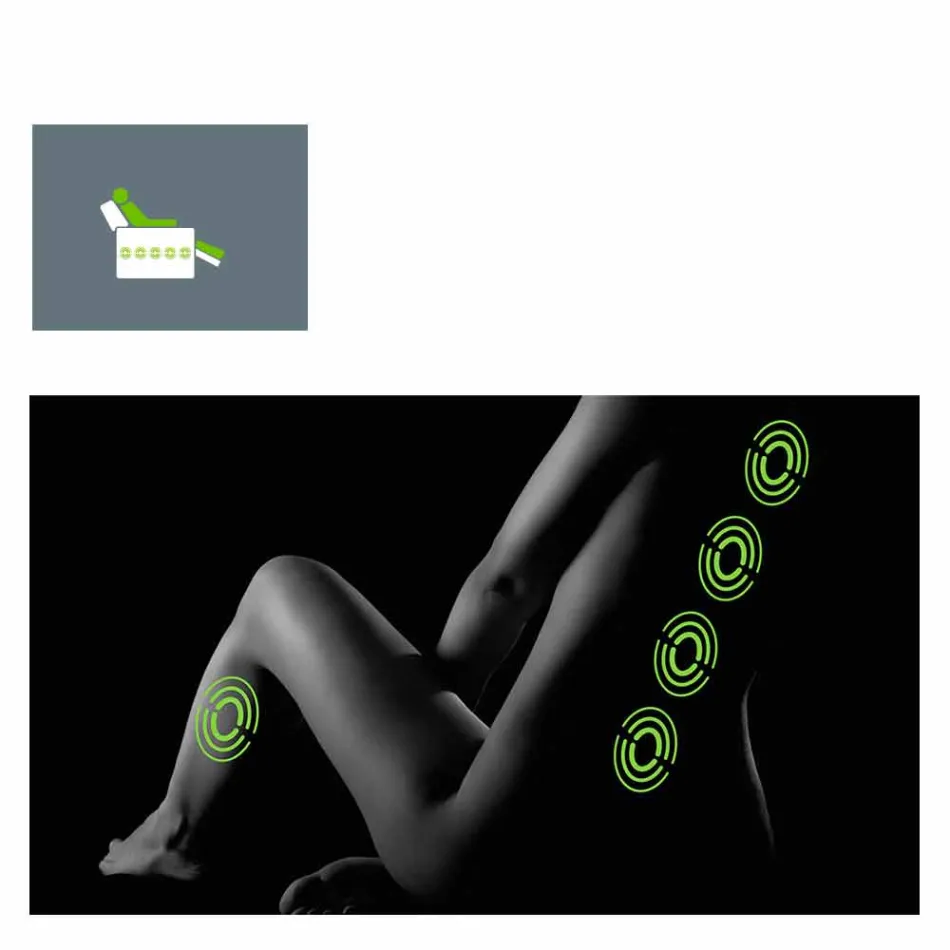 Ontspannende design fauteuil Via Firenze 2 motoren Viadurini