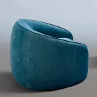 Relax fauteuil modern design gemaakt in Italië in gekleurde stof - Baloo Viadurini