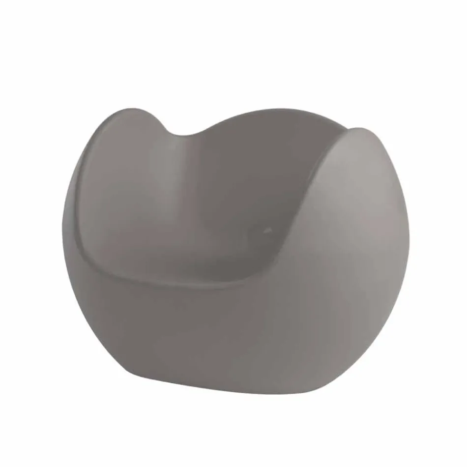 Rond gevormde schommelstoel Slide Blos gekleurd ontwerp gemaakt in Italië Viadurini