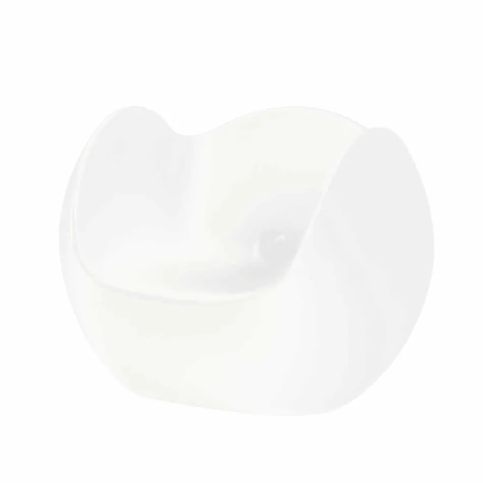 Rond gevormde schommelstoel Slide Blos gekleurd ontwerp gemaakt in Italië Viadurini