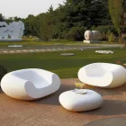 Gekleurde ronde leunstoel Slide Chubby modern ontwerp gemaakt in Italië Viadurini