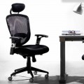 Directionele en operationele roterende moderne zwarte stoel - Simona