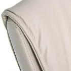 Sledebureaustoel Staal en Eco-leer met armleuningen 2 stuks - Monaldo Viadurini