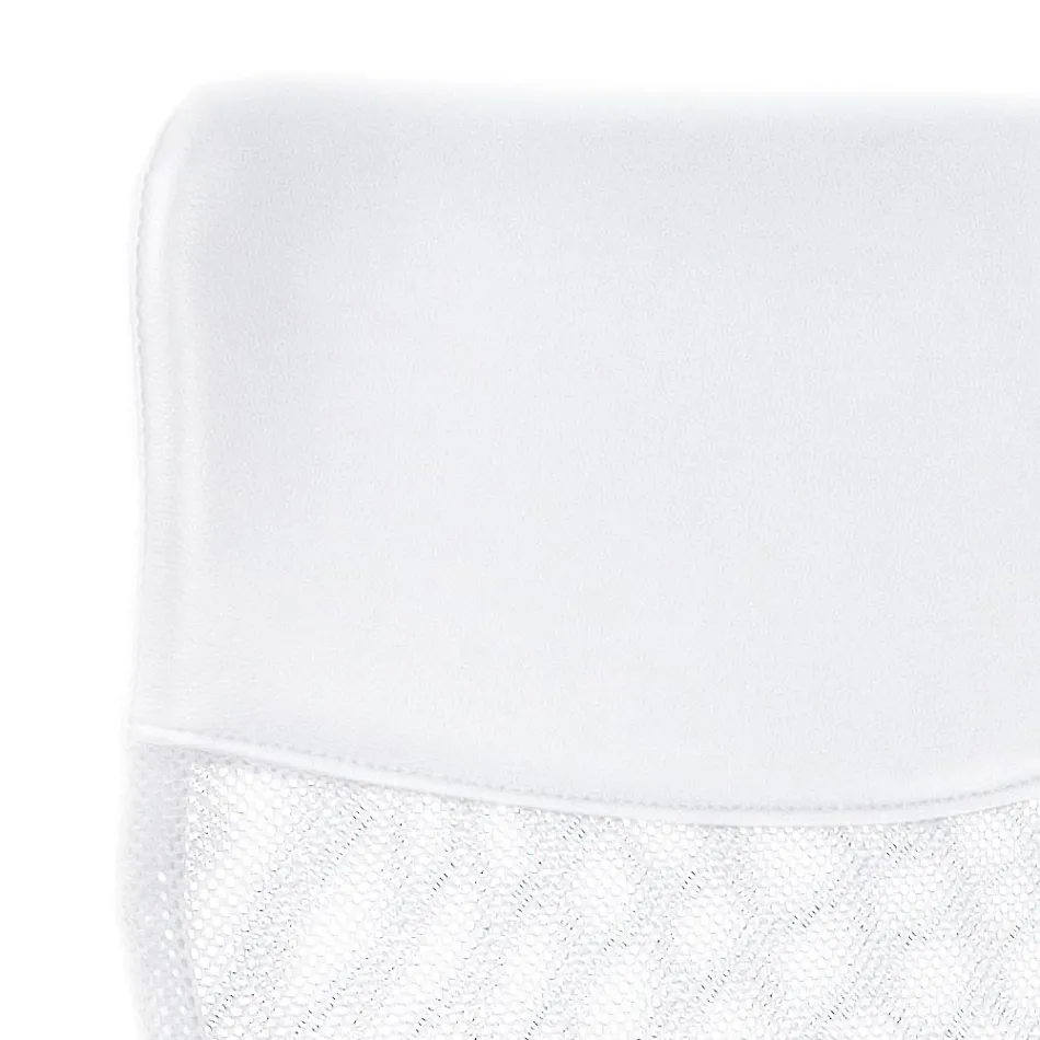 Bureaustoel Armleuningen en hoofdsteun van staal en gaasstof - Cerreto Viadurini