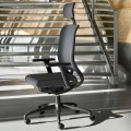 Ecologische draaibare ergonomische design bureaufauteuil met hoofdsteun - Meliva