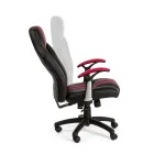 Draaibare bureaufauteuil in eco-leer en nylon 2 kleuren - Saronno Viadurini