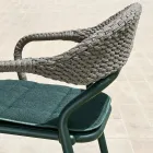Buitenfauteuil met zitkussen Made in Italy - Noss by Varaschin Viadurini