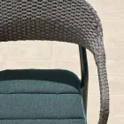 Buitenfauteuil met zitkussen Made in Italy - Noss by Varaschin Viadurini