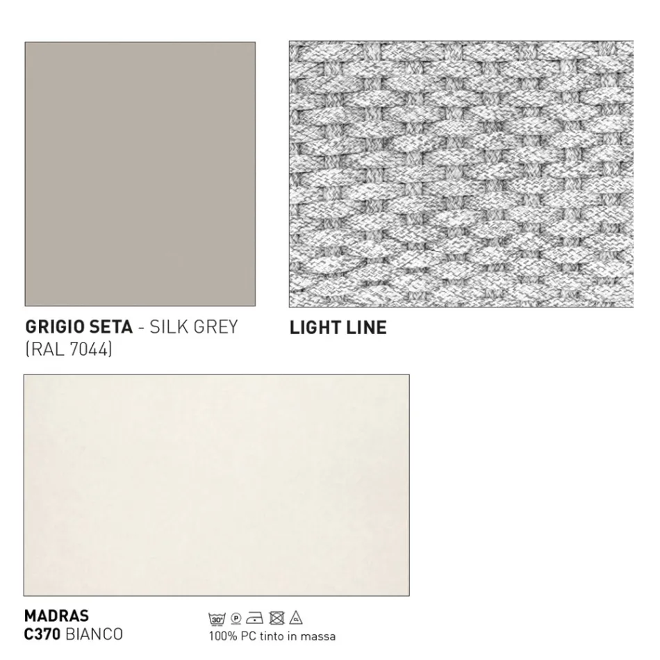 Buitenfauteuil met zitkussen Made in Italy - Noss by Varaschin Viadurini