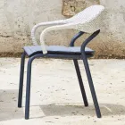 Buitenfauteuil met zitkussen Made in Italy - Noss by Varaschin Viadurini