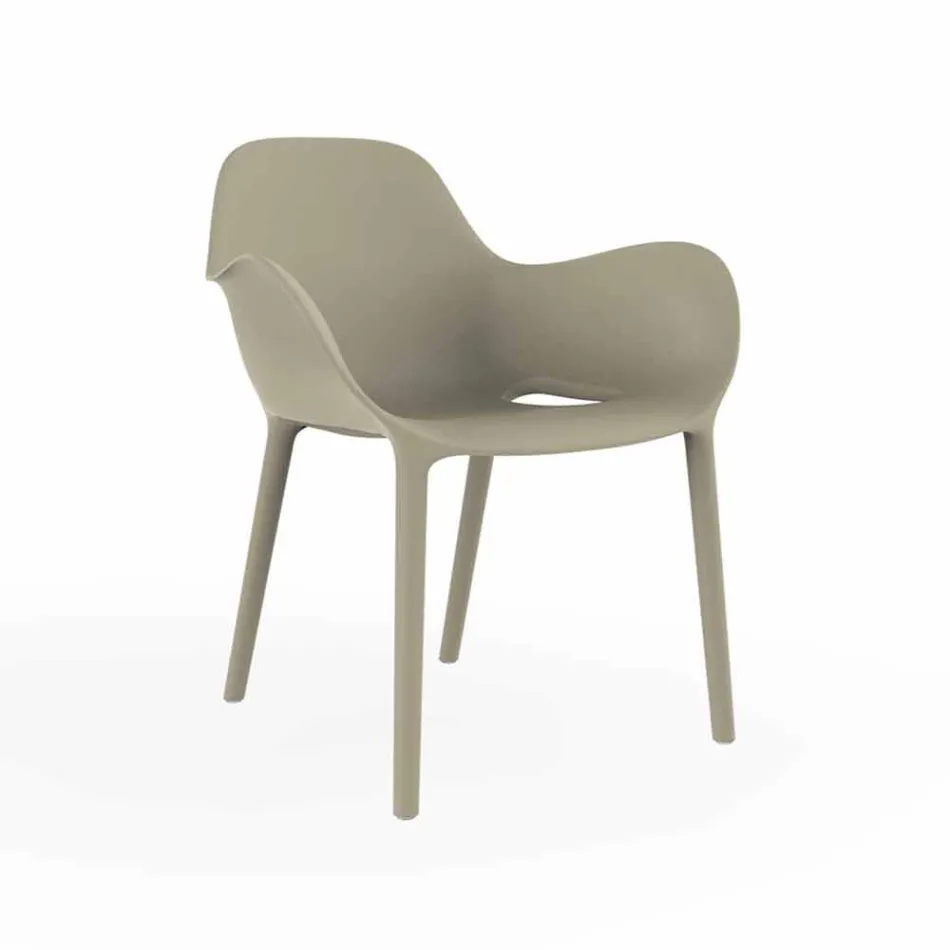 Buitenfauteuil Sabinas Vondom, polypropyleen en glasvezel Viadurini