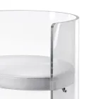 Elegante fauteuil van transparant plexiglas, gemaakt in Italië - Rachele Viadurini