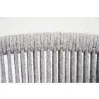 Stapelbare tuinarmstoel aluminium en stof - Smart By Varaschin Viadurini